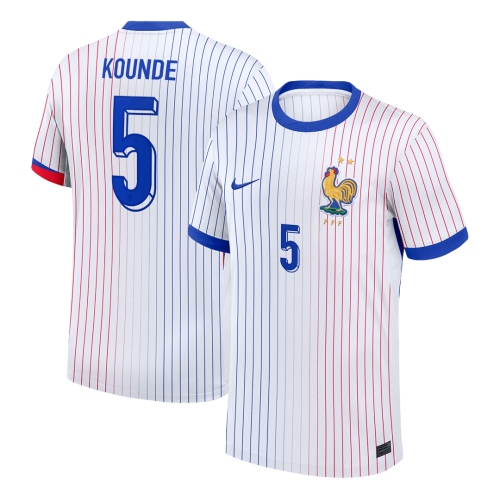 KOUNDE #5 France Away Soccer Jersey