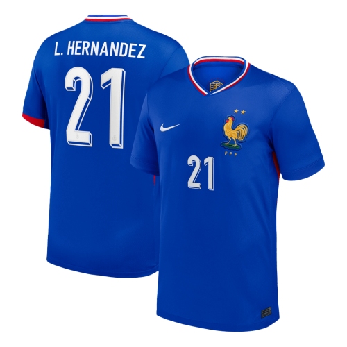 L.Hernandez #21 France Home Soccer Jersey