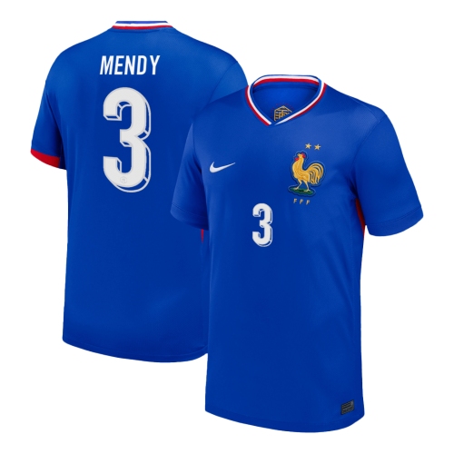MENDY #3 France Home Soccer Jersey
