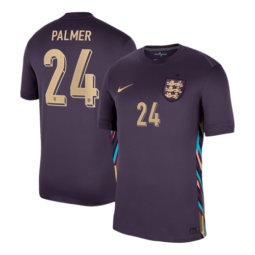 PALMER #24 England Away Soccer Jersey EURO