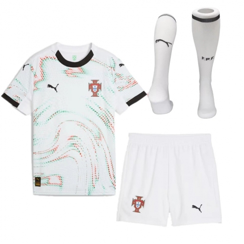 Portugal 2025 Away Kids Suit & Socks