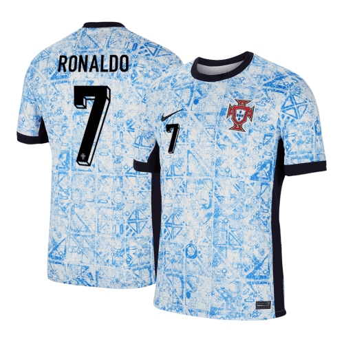 RONALDO #7 Portugal Away Soccer Jersey EURO