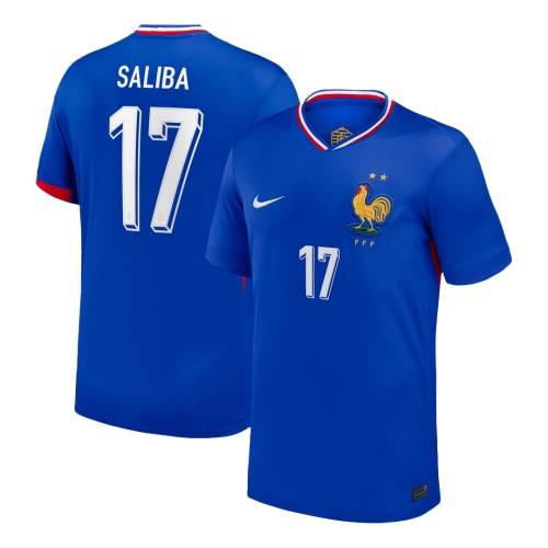 SALIBA #17 France Home Soccer Jersey