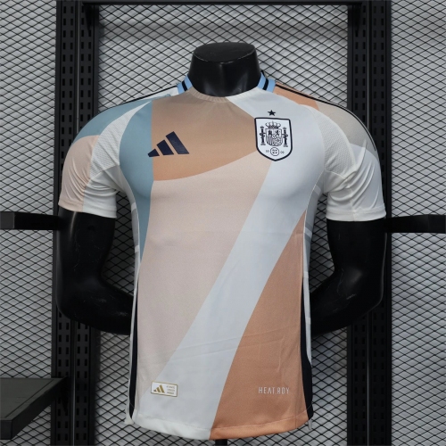 Spain Women's Team Euro 2025 Away Player Version Man Jersey