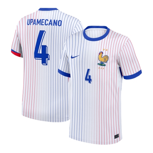 UPAMECANO #4 France Away Soccer Jersey