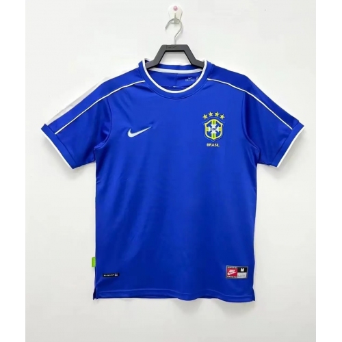 1998 Retro Brazil Away Soccer Jersey1:1
