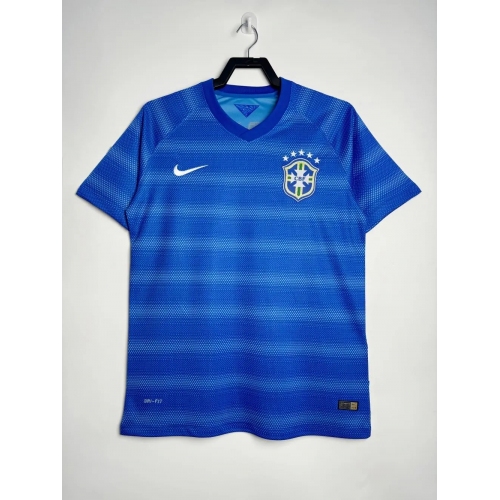 2014 Retro Brazil Away Soccer Jersey1:1