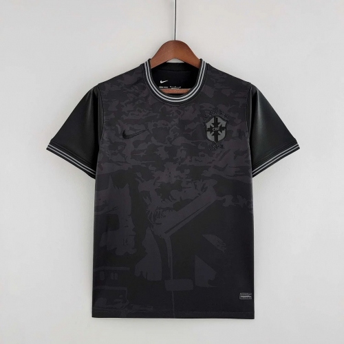 2022 Brazil Special Edition Black Soccer Jersey