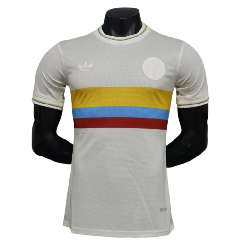 2024-25 Colombia Nation Jacquard 100th Anniversary Edition Player Version Football Jersey Soccer Shi