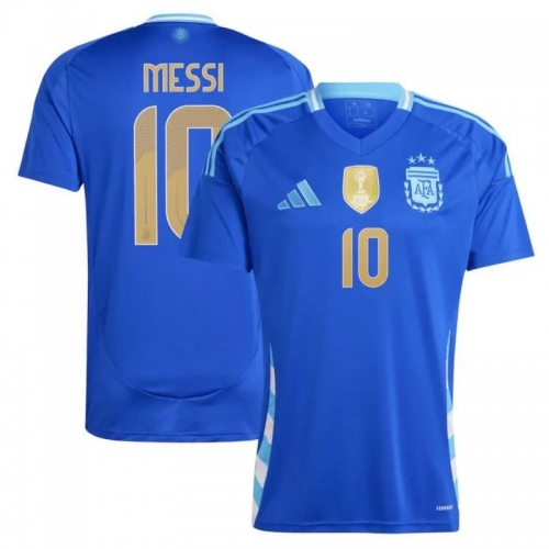 2024 Argentina Away Jersey Messi #10 Di Maria #11 J.&Aacute;lvarez #9 Copa America