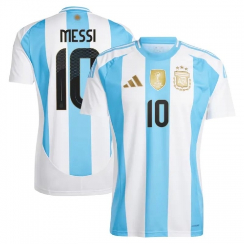 2024 Argentina Home Jersey Messi #10 Di Maria #11 J.&Aacute;lvarez #9 Copa America