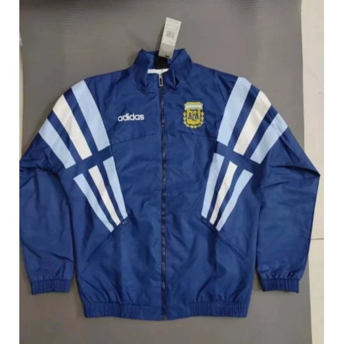 2024 Argentina Windbreaker Dark Blue Soccer Shirt