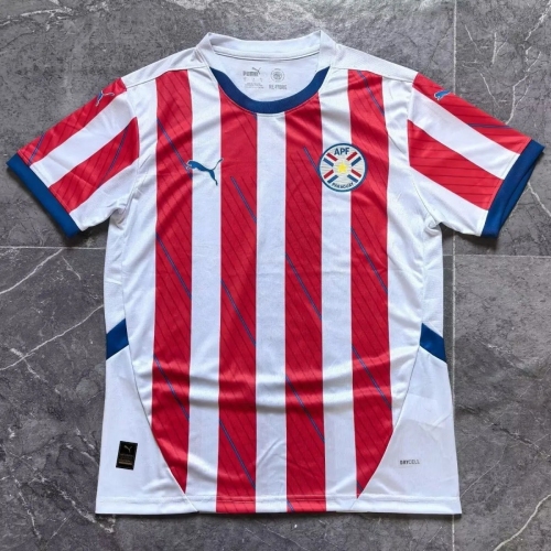 2024 Paraguay National Team Home Football Jersey