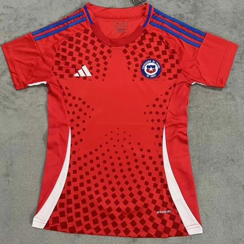 2425 Chile Home Women Soccer Jersey(女）