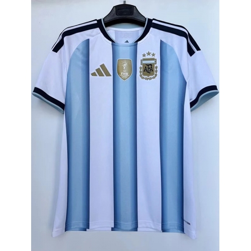 26/27 Argentina Home Fans Soccer Jersey(胸前带章)