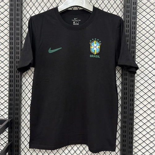 26/27 Brazil Black Men's T-shirt#T291