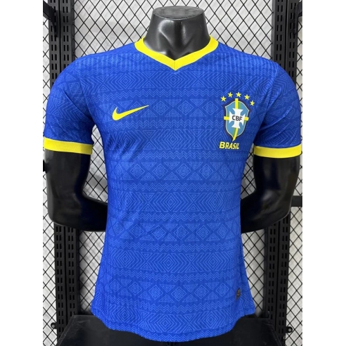 26/27 Brazil Special Edition Blue Player Version Soccer Jersey