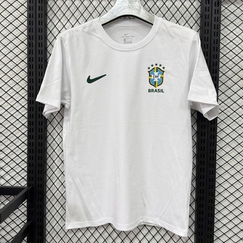 26/27 Brazil White Men's T-shirt#T291