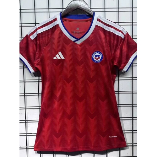 26/27 Chile Home Women Soccer Jersey#女