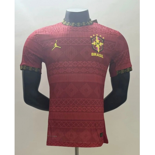 Brazil Red Special Edition Player Version Man Jersey