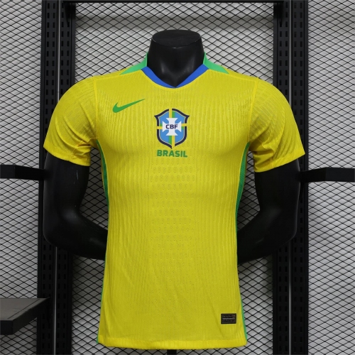 Brazil Women's Team 2025 Copa America Home Player Version Man Jersey