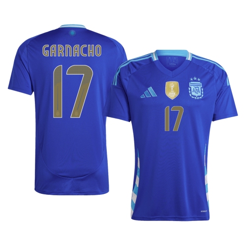 GARNACHO #17 Argentina Away Soccer Jersey