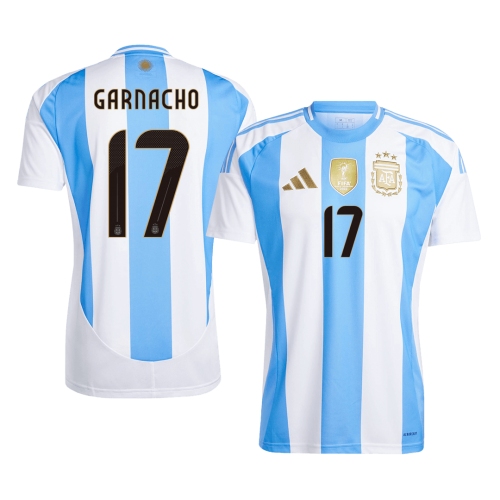 GARNACHO #17 Argentina Home Soccer Jersey