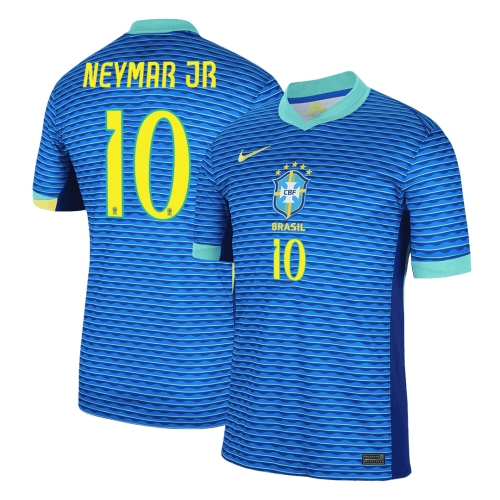 NEYMAR JR #10 Brazil Away Soccer Jersey