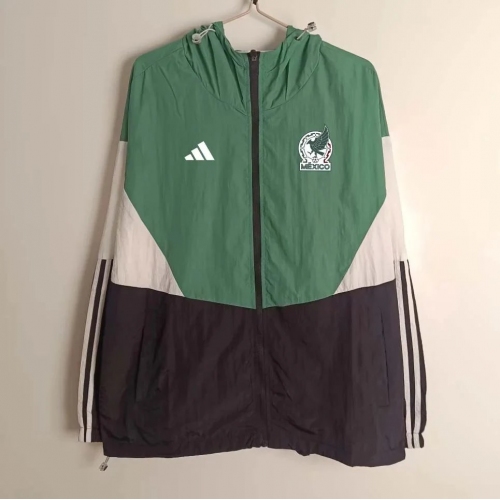 2025 Mexico Windbreaker Green Football Shirt