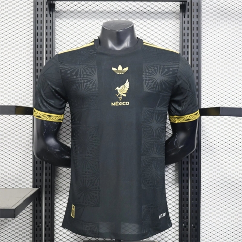 2025 Player Version Mexico National Team Special Edition Black Football Shirt