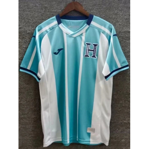 26/27 Honduras White Blue Fans Soccer Jersey