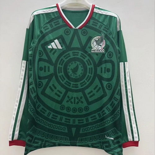 26/27 Mexico Home Long Sleeve Soccer Jersey长袖