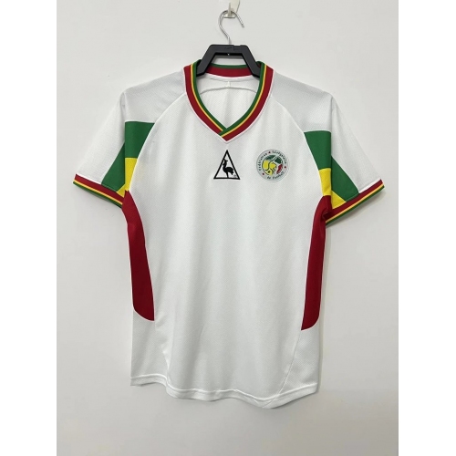 2002 Retro Senegal National Team Shirt White
