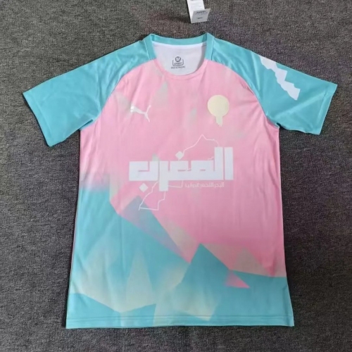 2025 Morocco Training Wear Pink Football Shirt
