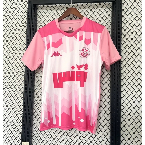 2025 Tunisia Special Edition Pink Football Shirt
