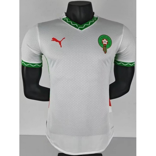 25/26 Morocco White Player Version Soccer Jersey