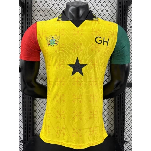26/27 Ghana Yellow Commemorative Edition Player Version Soccer Jersey