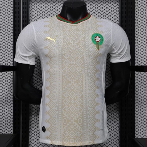 26/27 Morocco Away Player Version Soccer Jersey