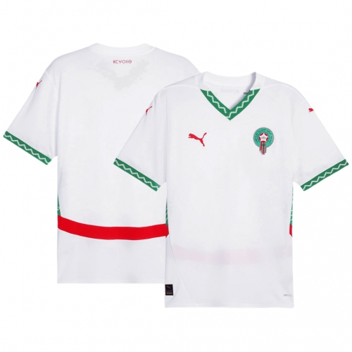 Morocco Soccer Jersey Away Shirt 2024-25