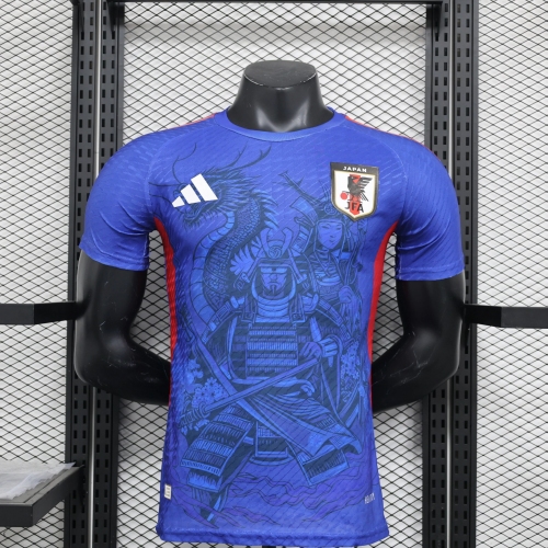 2024 Player Version Japan Special Edition Blue Football Jersey