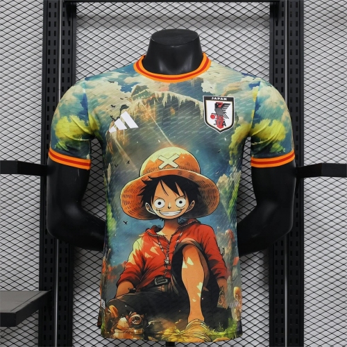 2025 Player Version Japan Special Edition Straw Hat Luffy Football Jersey