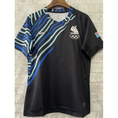24/25 Fiji seven-a-side System Black Rugby Jersey