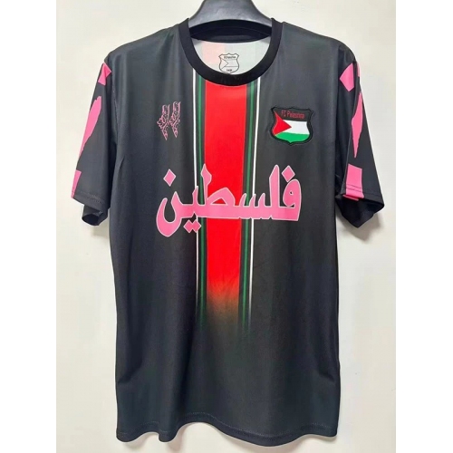 25/26 Palestine Arabic Special Edition Black Fans Soccer Jersey