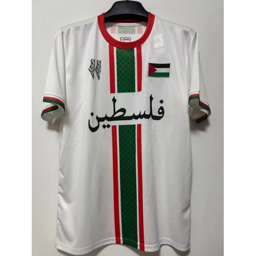 25/26 Palestine Arabic Special Edition White Fans Soccer Jersey