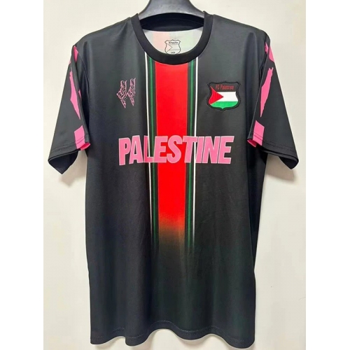 25/26 Palestine English Special Edition Black Fans Soccer Jersey