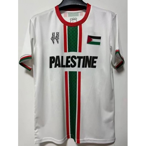 25/26 Palestine English Special Edition White Fans Soccer Jersey