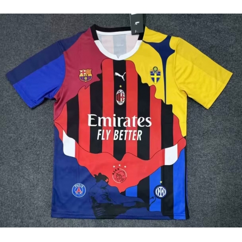 2025/2026 AC Milan Ibrahimovic Commemorative Edition Football Shirt