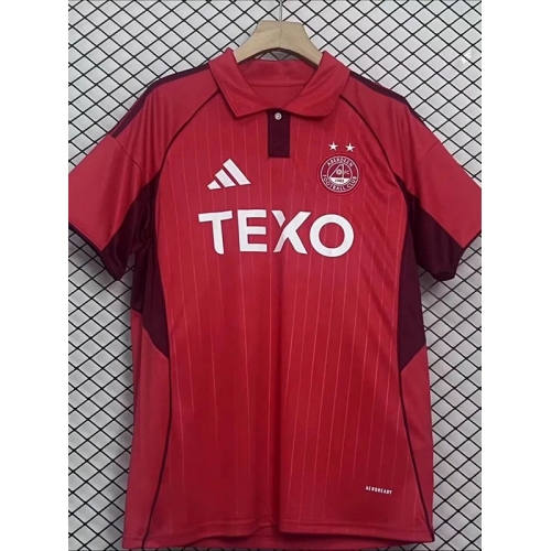 25/26 Aberdeen Home Fans Soccer Jersey