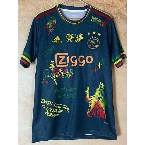 25/26 Ajax Graffiti Green Fans Soccer Jersey