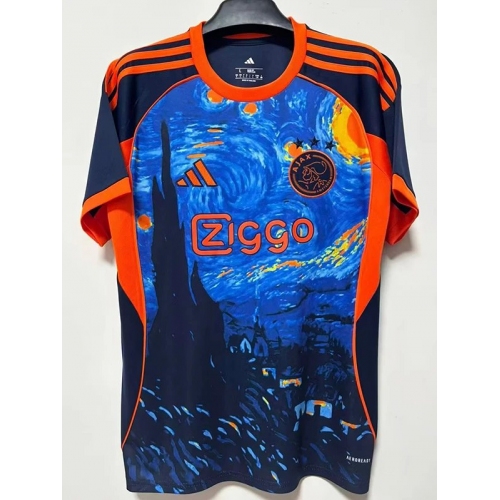 25/26 Ajax Starry Sky Edition Blue Fans Soccer Jersey